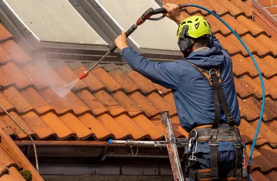 Démoussage et hydrofuge de toiture au Pout